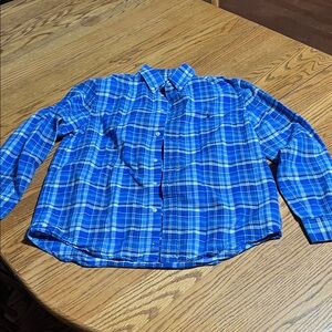 Polo by Ralph Lauren Kids Blue Plaid Button Down Shirt
